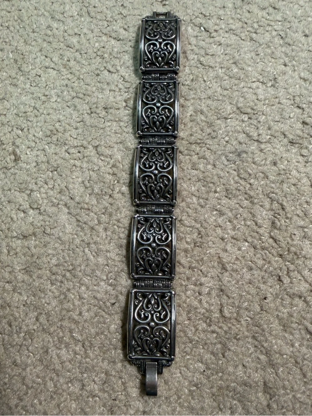 Women’s Brighton Silver-Plated Filigree Link Bracelet